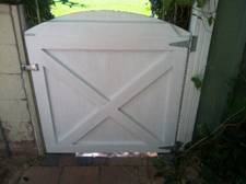 New gate made of Hardy Board